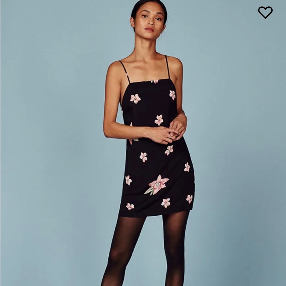 Cece Dress Mini Open Back by The Reformation